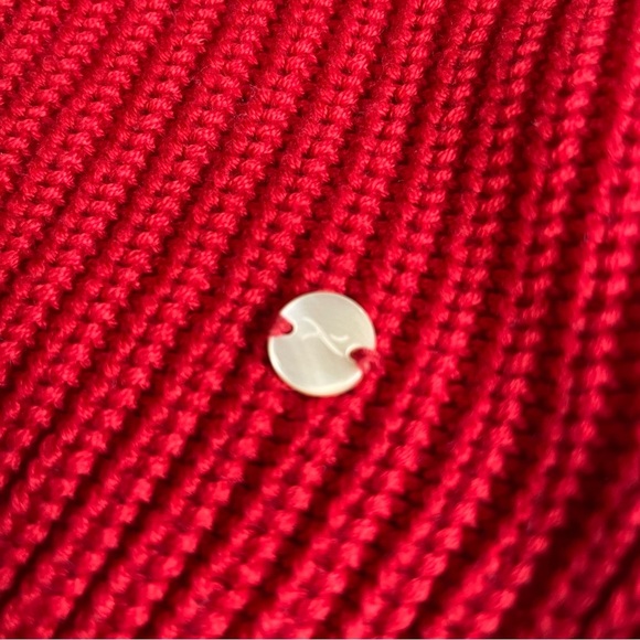 Brax Vibrant Red Cable Knit Women's Cardigan Size 40 or Large - Picture 14 of 14